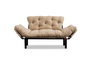 Atelier Del Sofa Nitta - Sofá-Cama de 2 Plazas en Crema
